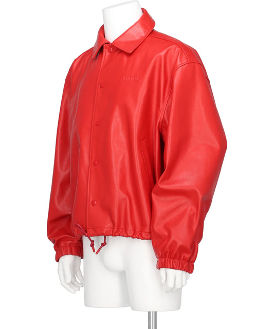 LAMB LEATHER COACH JACKET