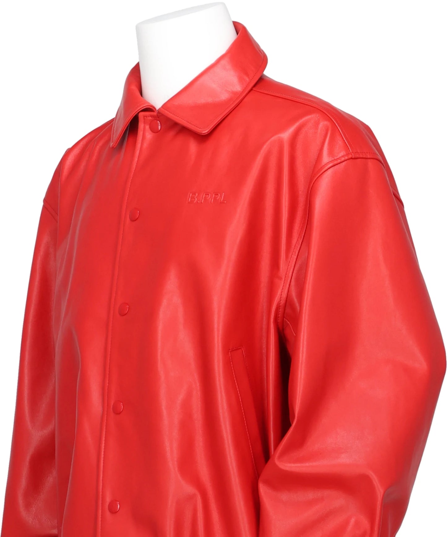 LAMB LEATHER COACH JACKET