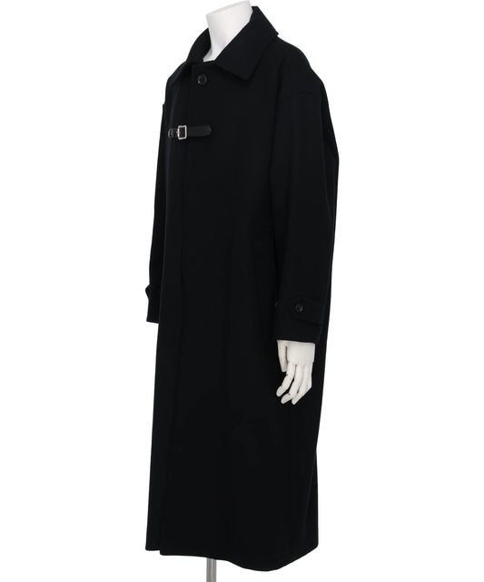 MELTON BIG BALMACCAN COAT