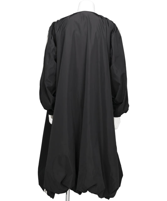 RIBBON DETAIL BALLOON COAT