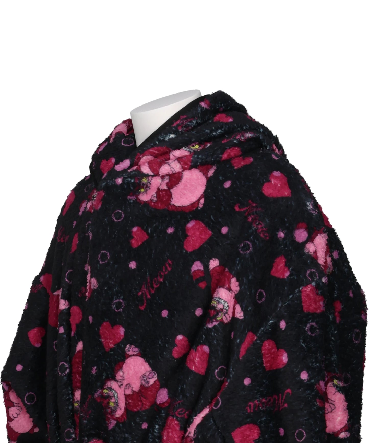 CARTOON PRINT BLANKET COAT