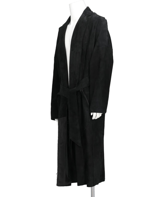 CLASSIC LEATHER GOWN COAT