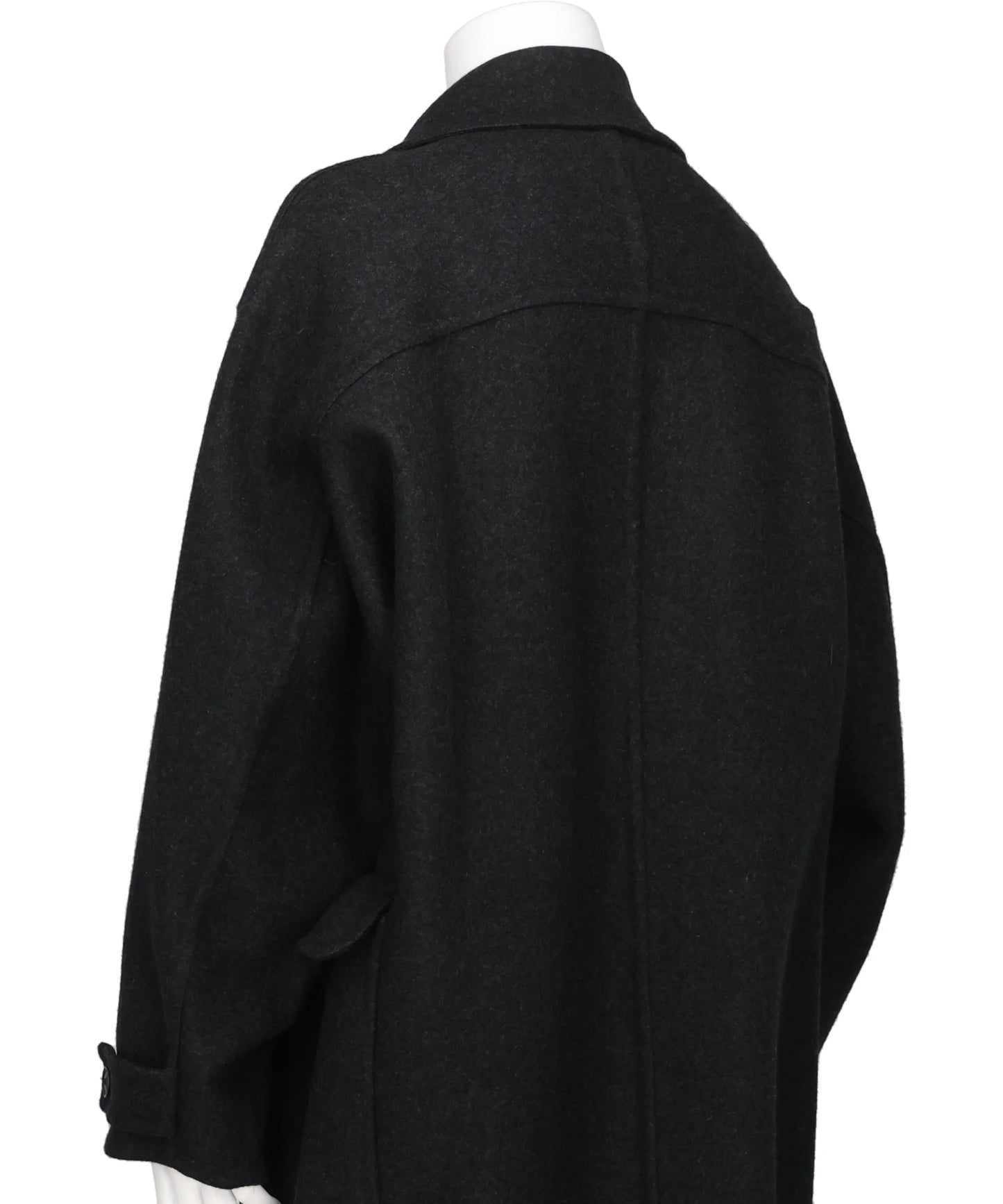 WOOL CASHMERE DOUBLE BREASTED REVER COAT
