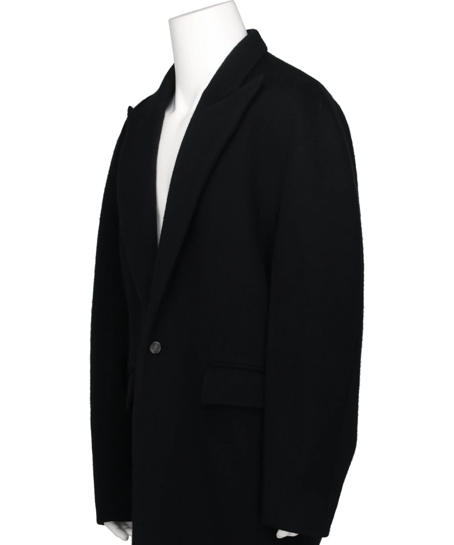 COCOON-SHAPED CHESTERFIELD COAT