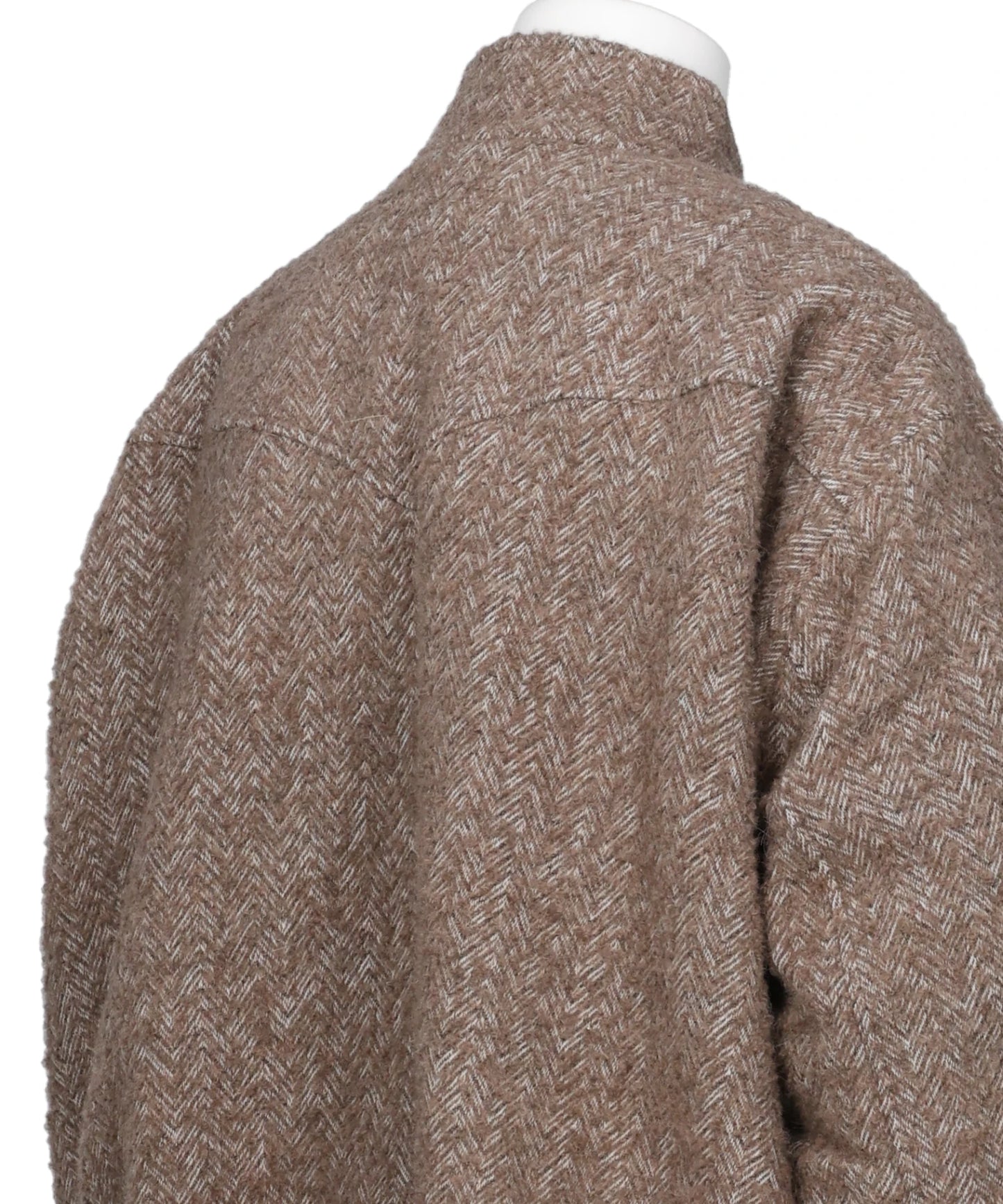 HERRINGBONE BALLOON COAT