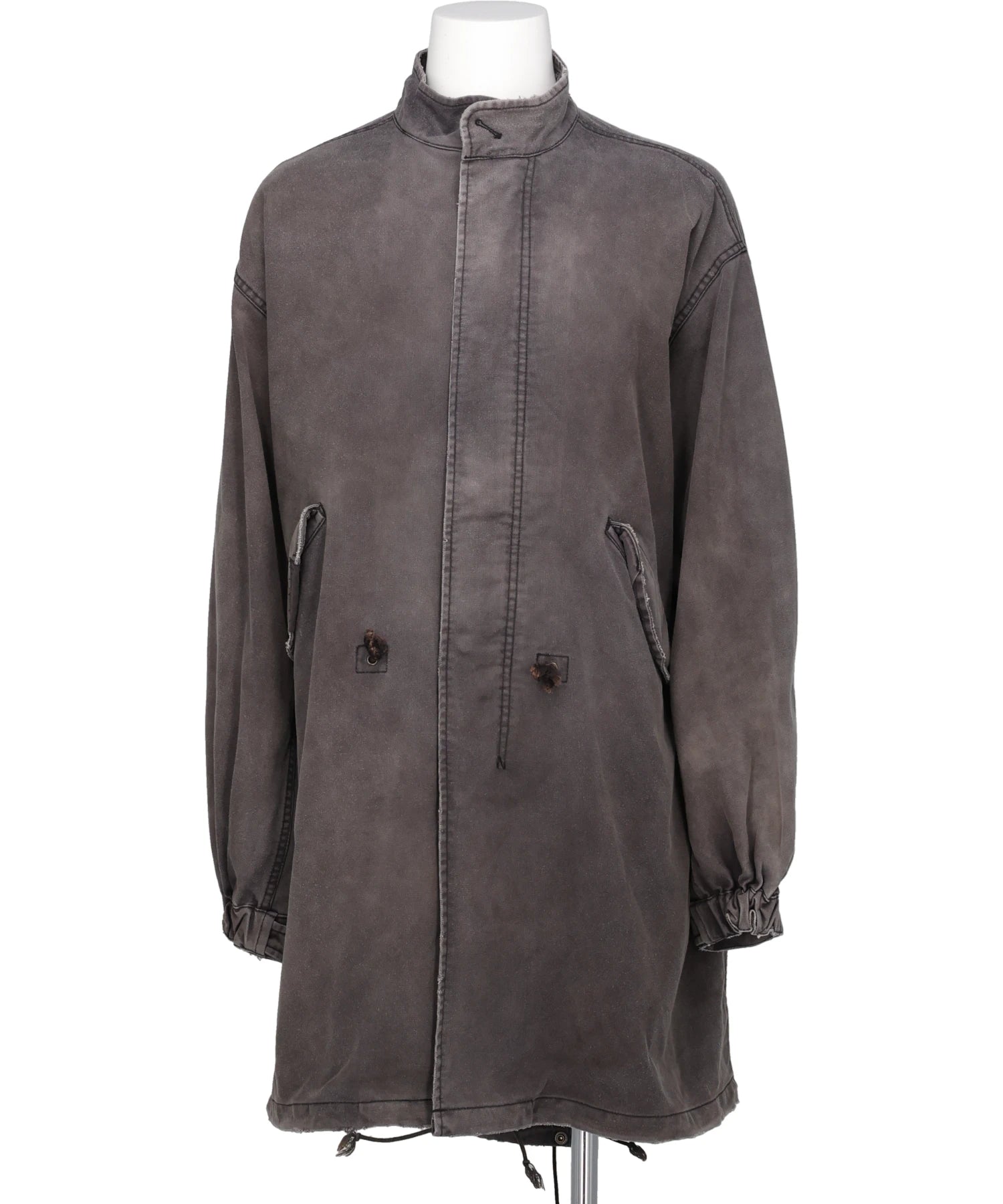 KAMIYA(カミヤ) 2026AW “EYES ONLY” HEAVY SUN-FADEDPRINTED MODS COAT