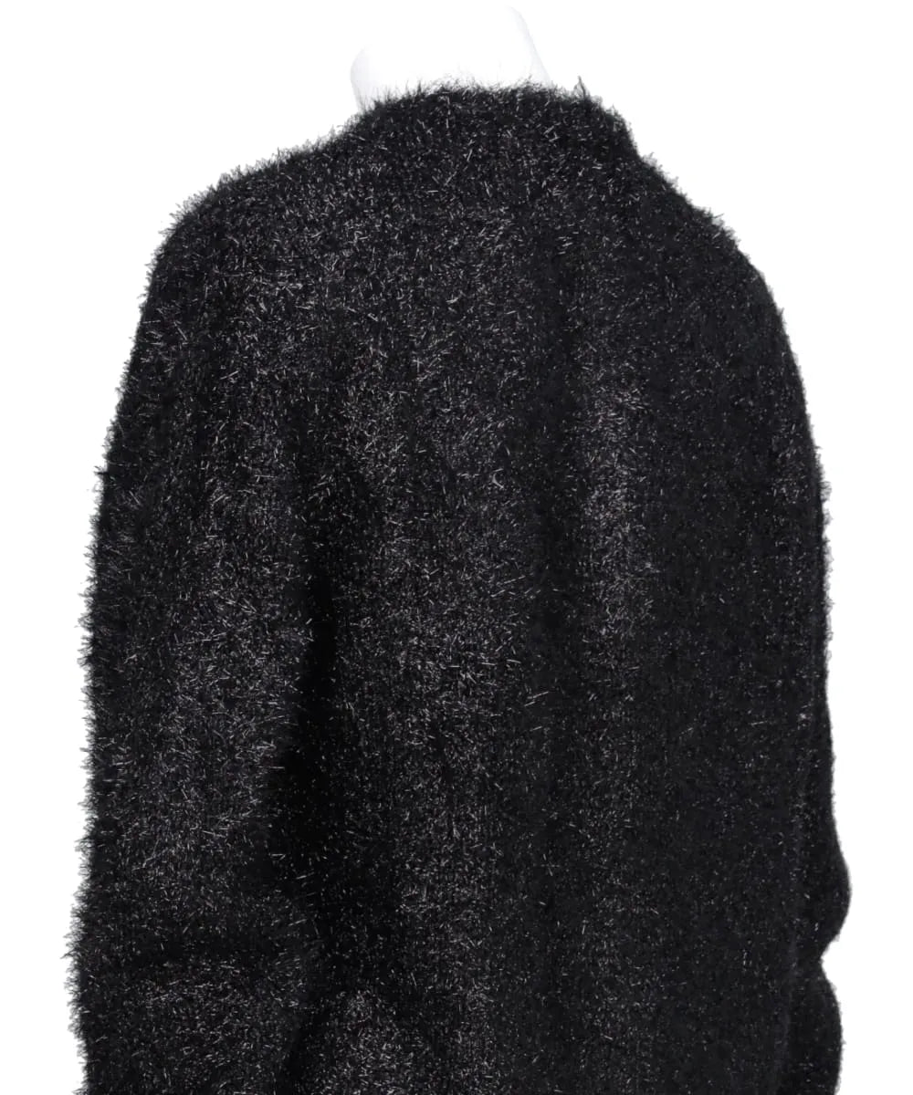 TINSEL KNIT SWEATER JACKET