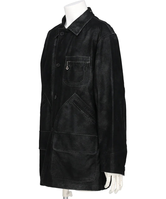 ARTIFICIAL LEATHER HUNTING JACKET