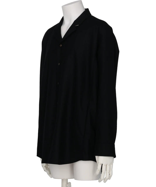 SHIRT JACKET IN WOOL FLANNEL