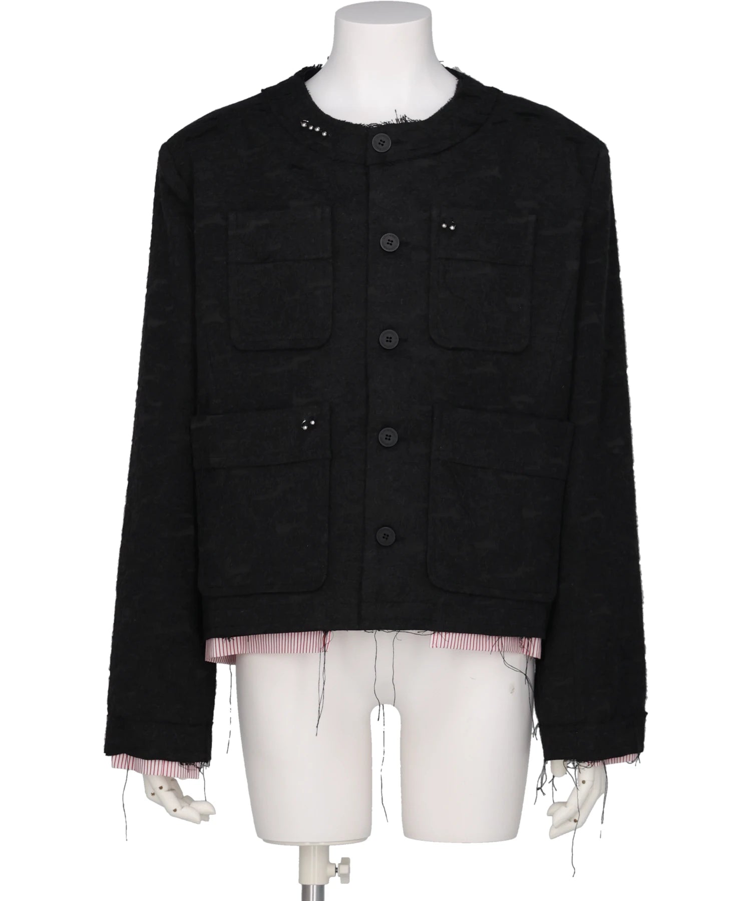 CHARLES JEFFEREY LOVERBOY 16aw　jacket Charles Jeffrey Loverboy | Asymmetric Jacket Blurred Tartan