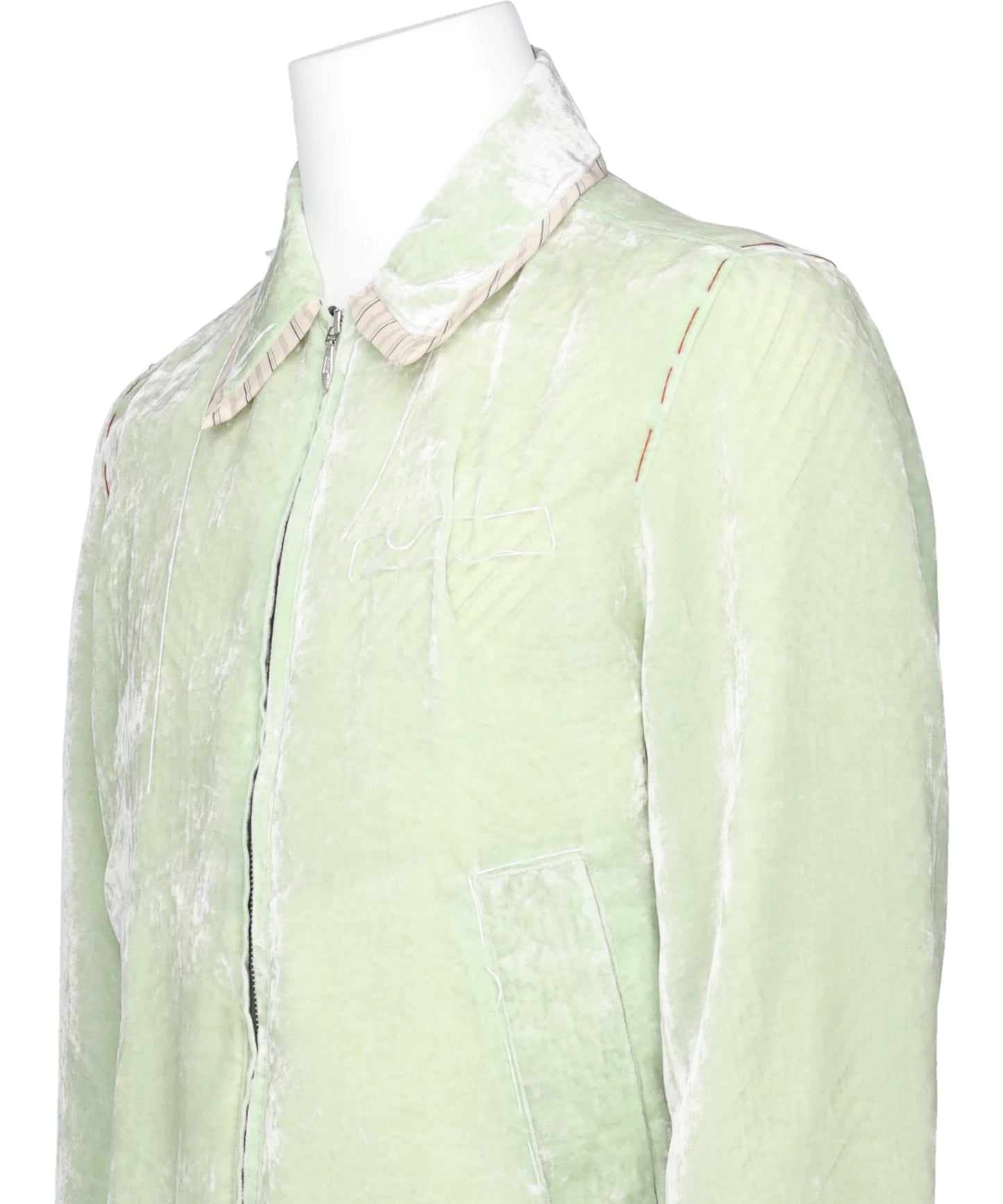 UNEVEN VELVET JACKET