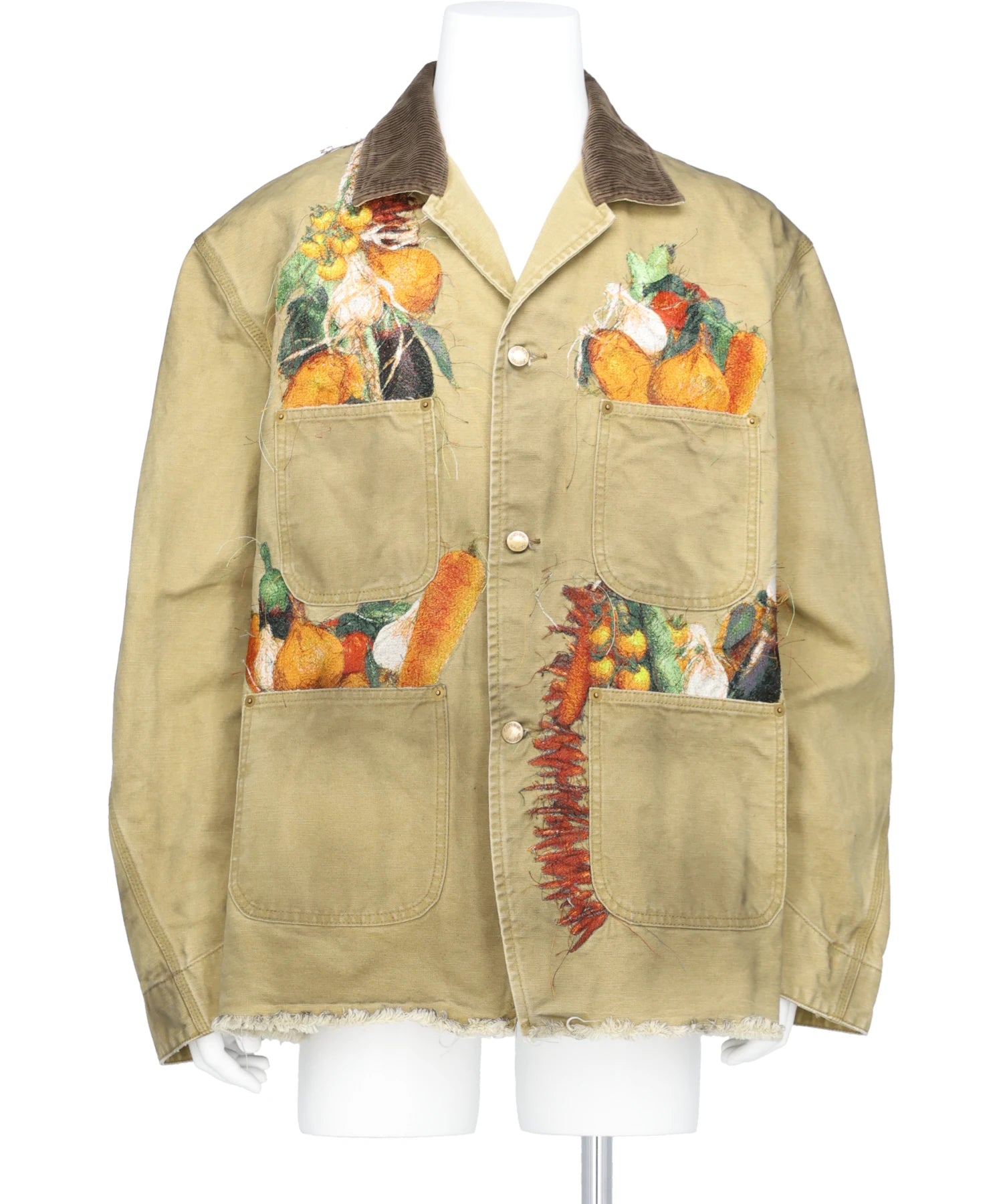 VEGETABLE EMBROIDERY WORK JACKET – MIDWEST ONLINE STORE