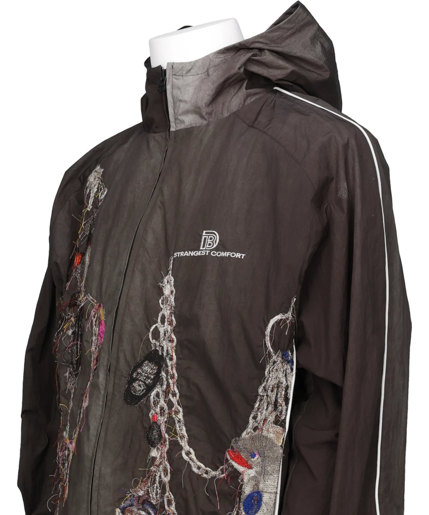 EMBROIDERED CHAIN TRACK JACKET