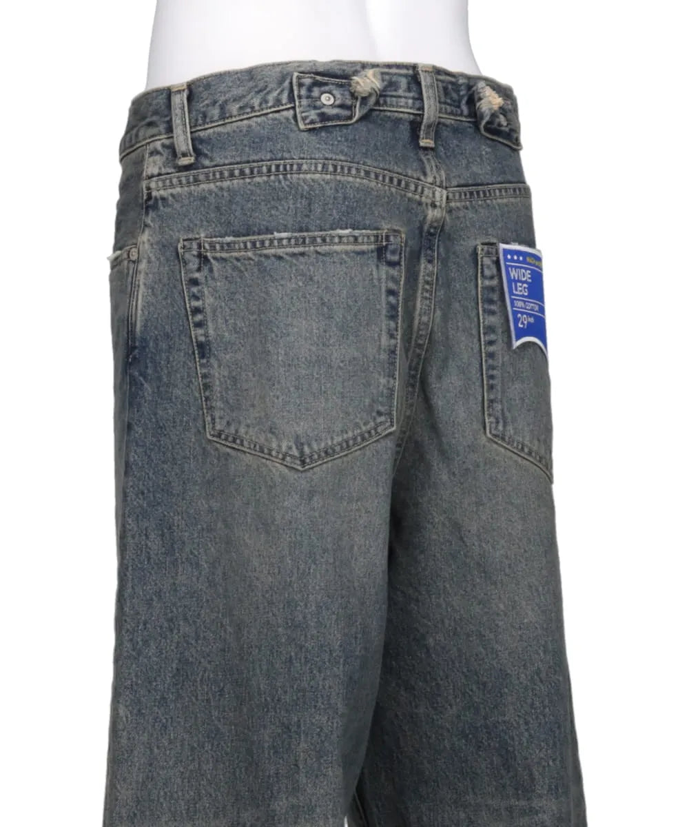 "WIDE" VINTAGE DENIM PANTS