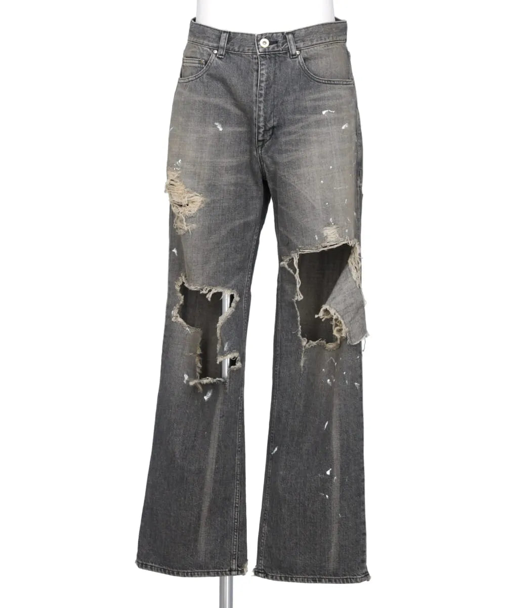ORGANIC COTTON DENIM PANTS *CRASHED – MIDWEST ONLINE STORE