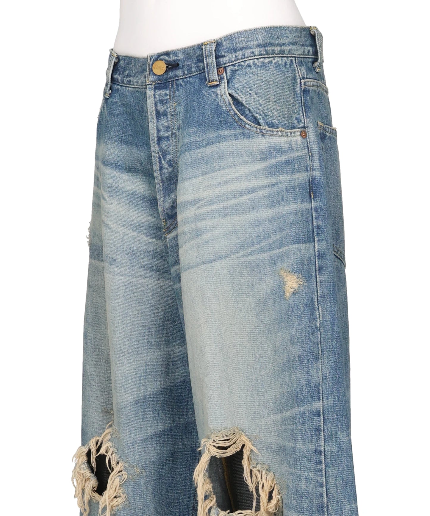 DENIM WIDE PANTS