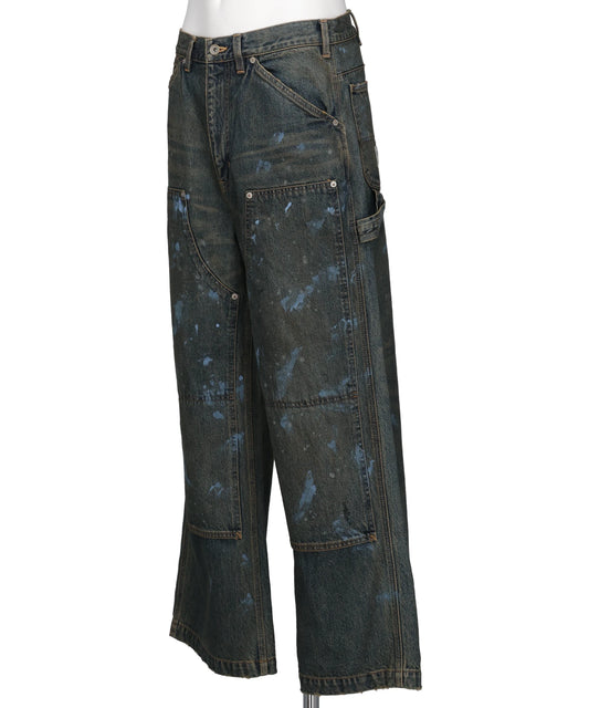"PAINT" PAINTER DENIM PANTS