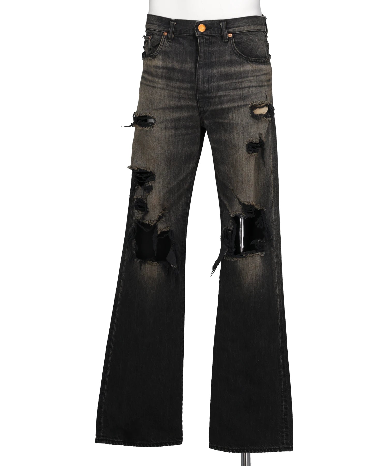 KAMIYA(カミヤ) 2026SS DISTRESSED BOOTCUT DENIM PANTS G16PT040