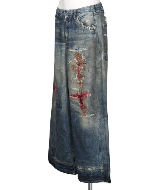 TRANSFER WIDE PANTS - CRASH