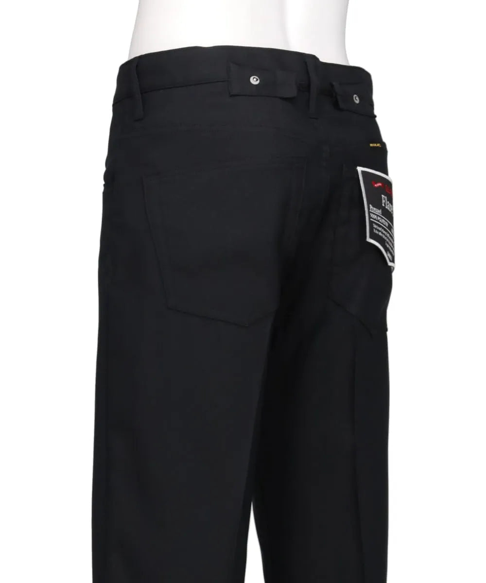 "FLARE" PRESSED PANTS