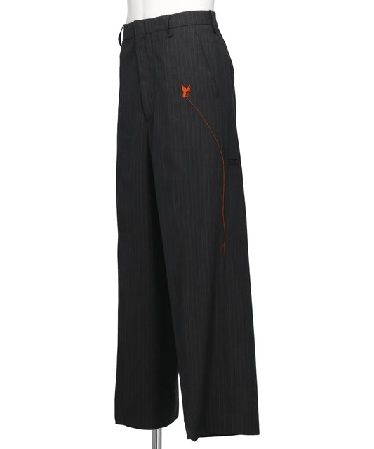 RED ANGEL WIDE TROUSERS