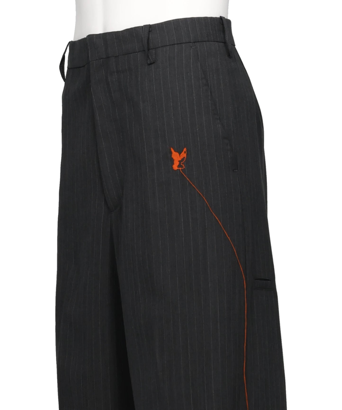 RED ANGEL WIDE TROUSERS