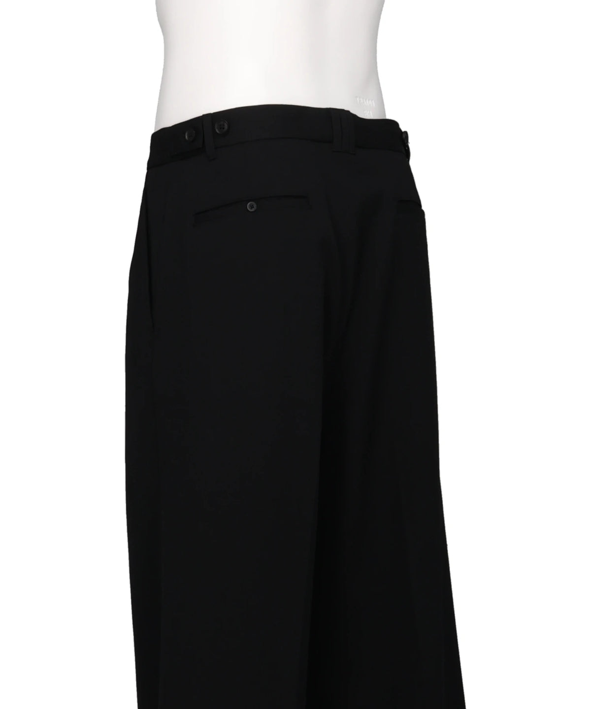 3-PLEATED WIDE-LEG TROUSERS