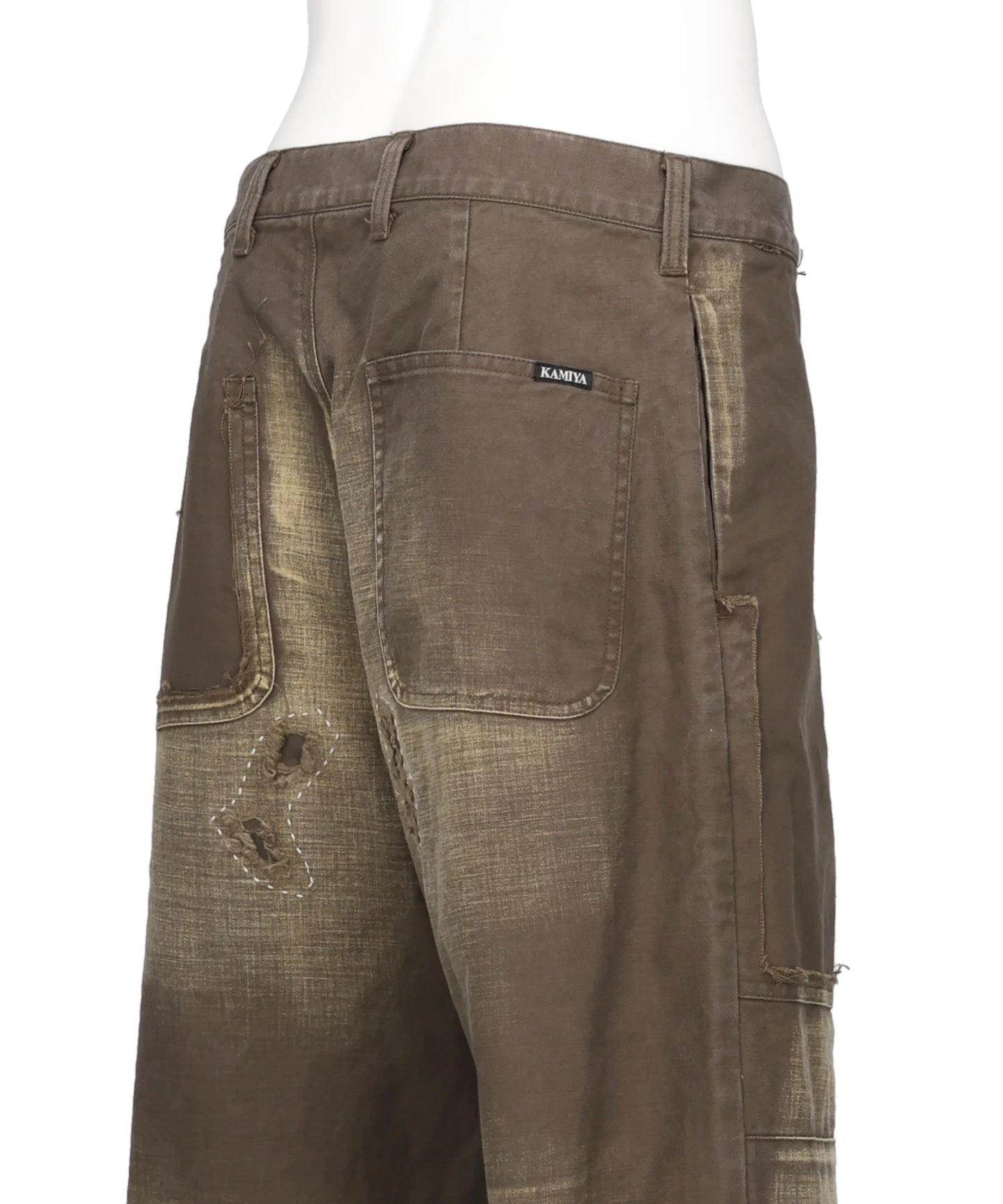 REPAIRED SERGE WORK PANTS