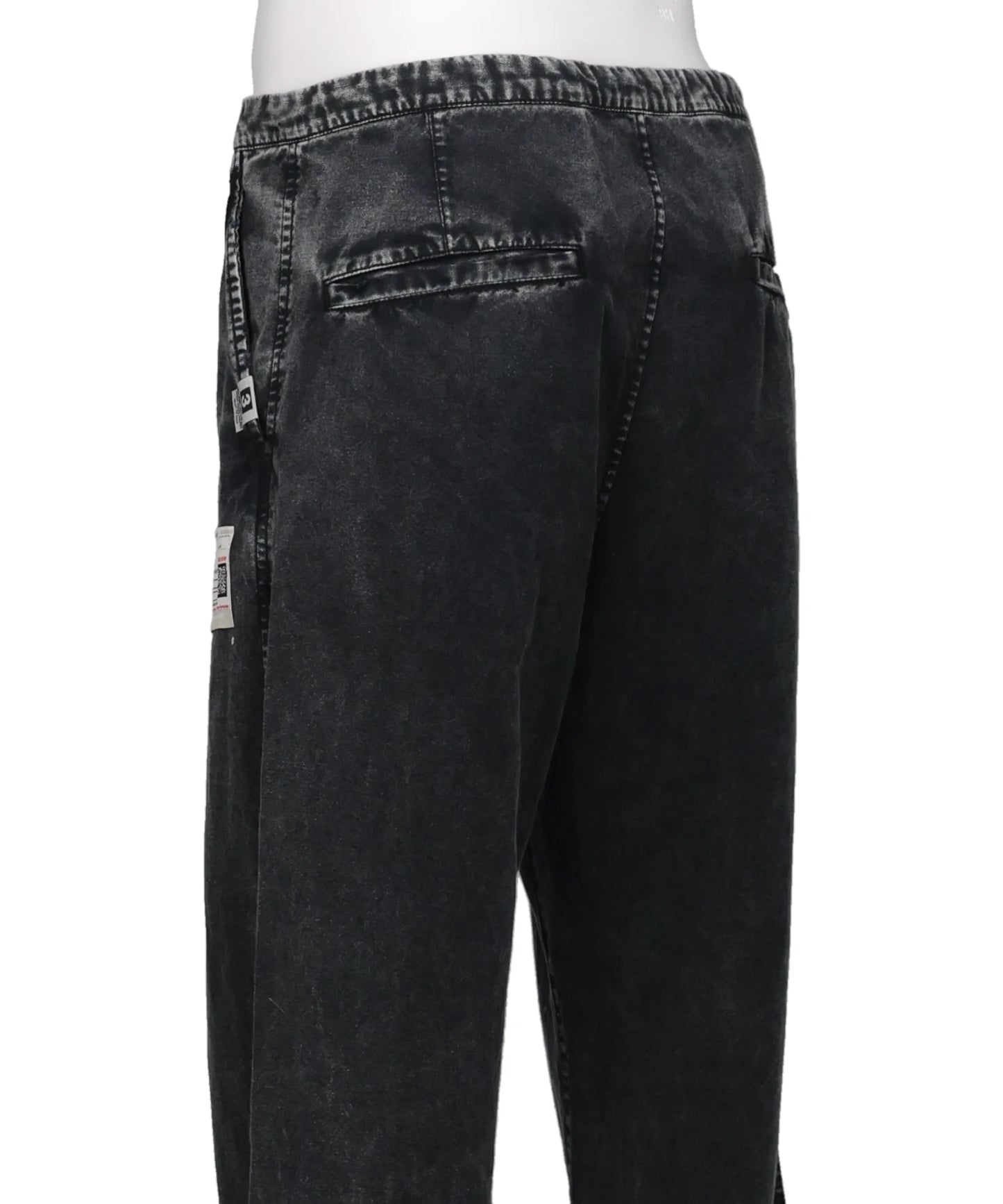 DISTRESSED COTTON LINEN PANTS