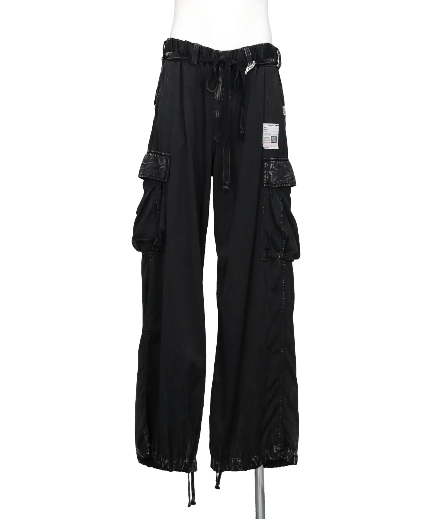 Maison mihara yasuhiroメゾンミハラヤスヒロ　サルエルパンツ Maison MIHARA YASUHIRO(メゾンミハラヤスヒロ) 2026SS R/CO SATIN