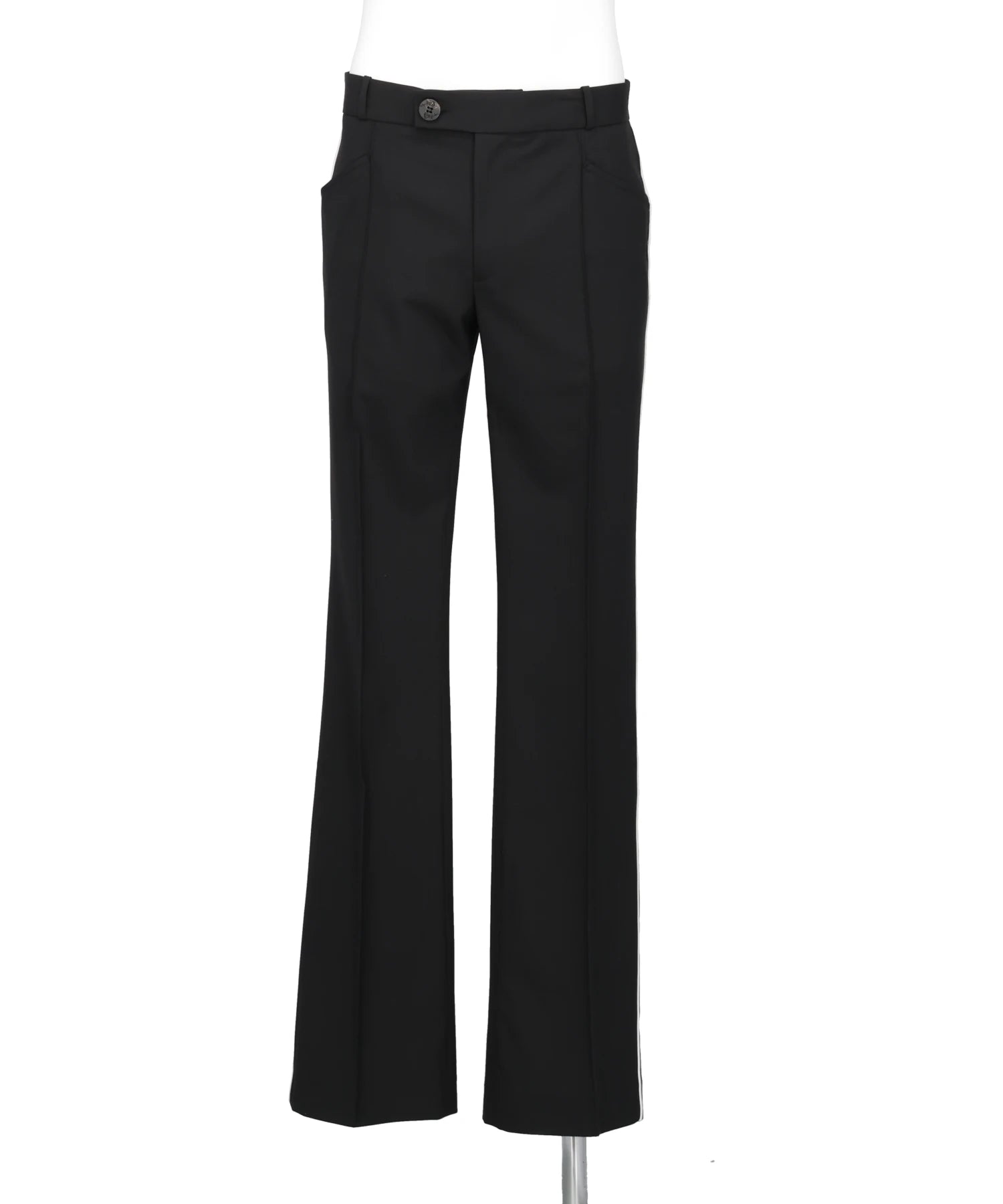 ERNEST W.BAKER(アーネストダブルベーカー)PIPPING FLARE TROUSERS