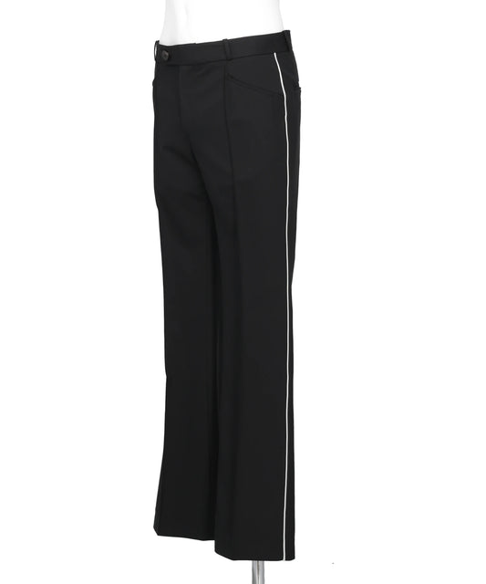 PIPPING FLARE TROUSERS