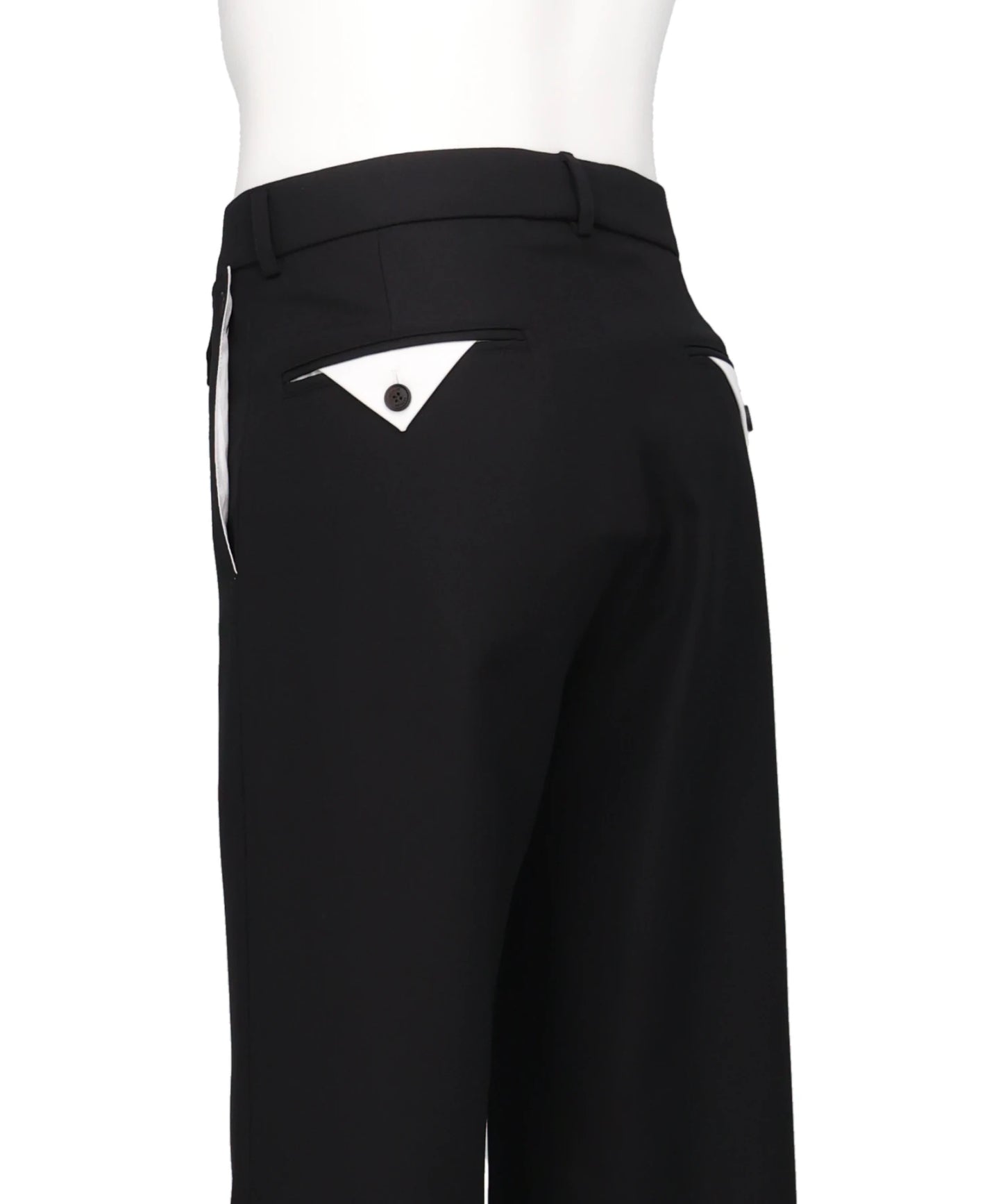 CONTRASTED HEM SUIT PANT