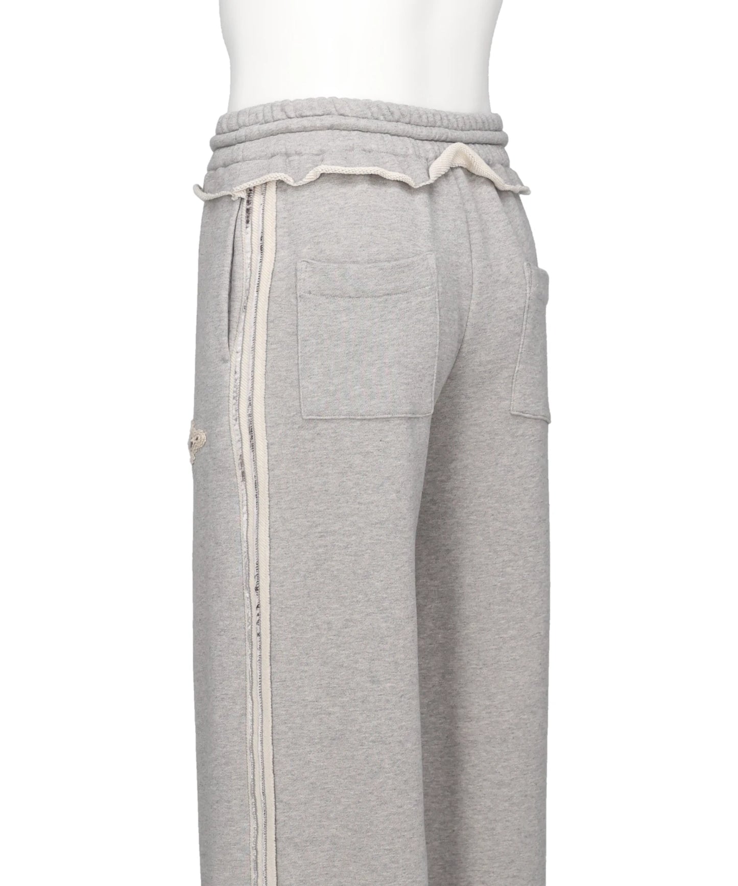 SIDE STRIPE JERSEY TRACK PANTS
