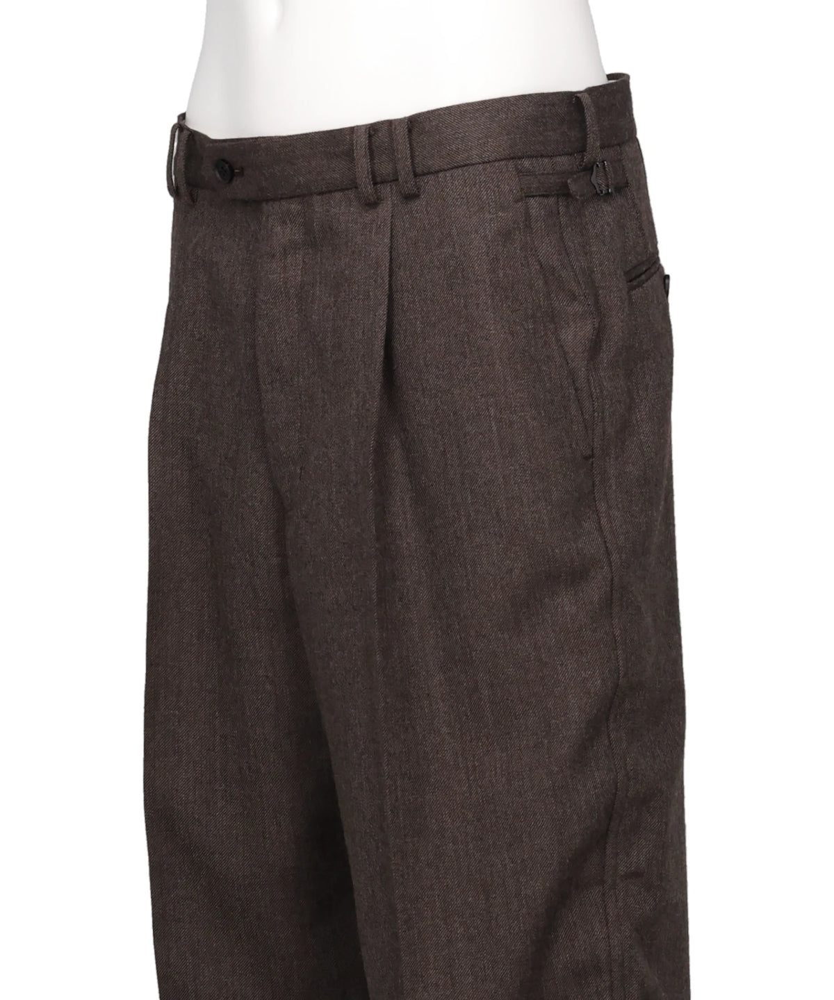 SCULPTURAL WIRED 1PLEATED TROUSERS