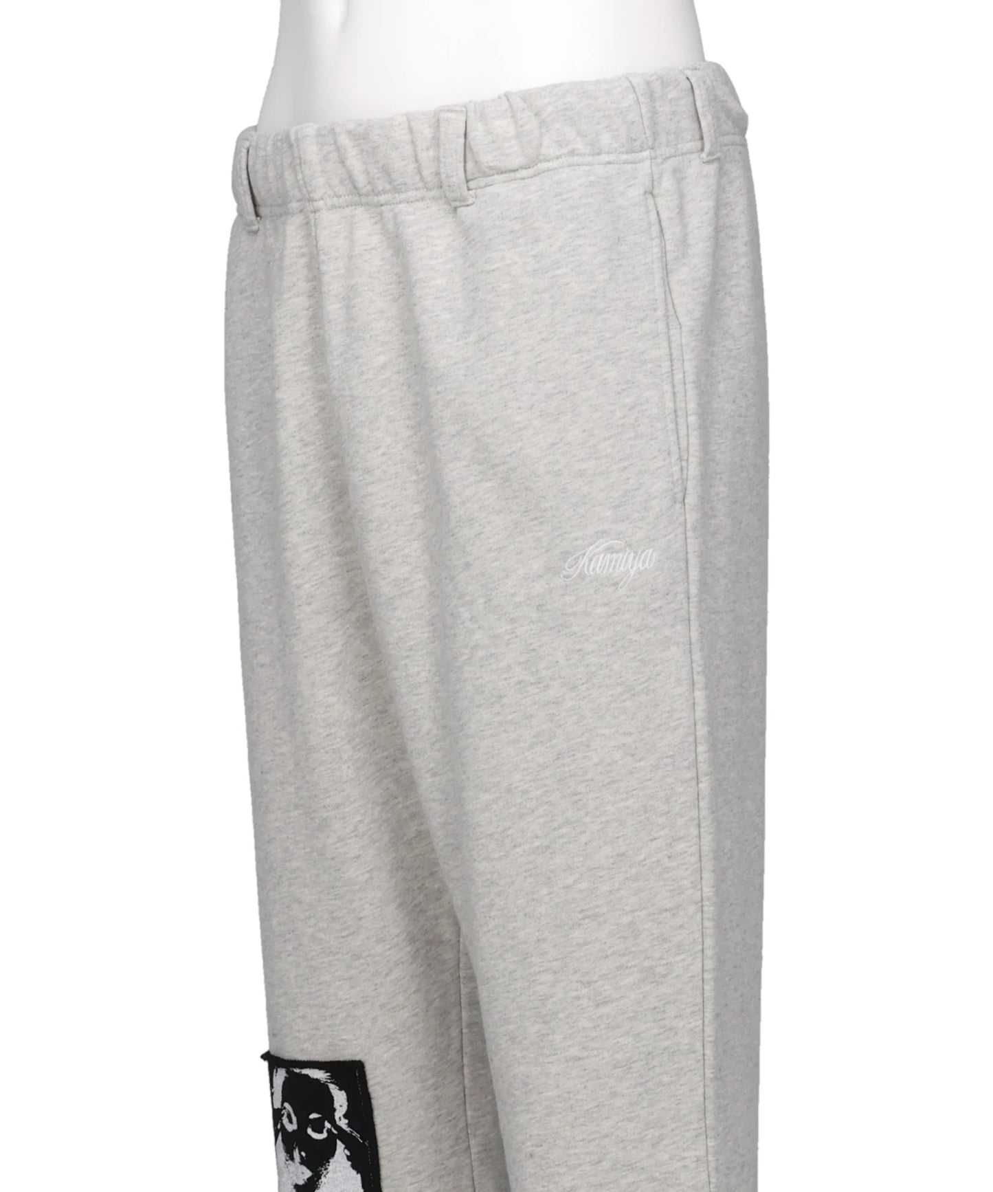 "GIRL PATCH" BOOTCUT SWEAT PANTS T/C