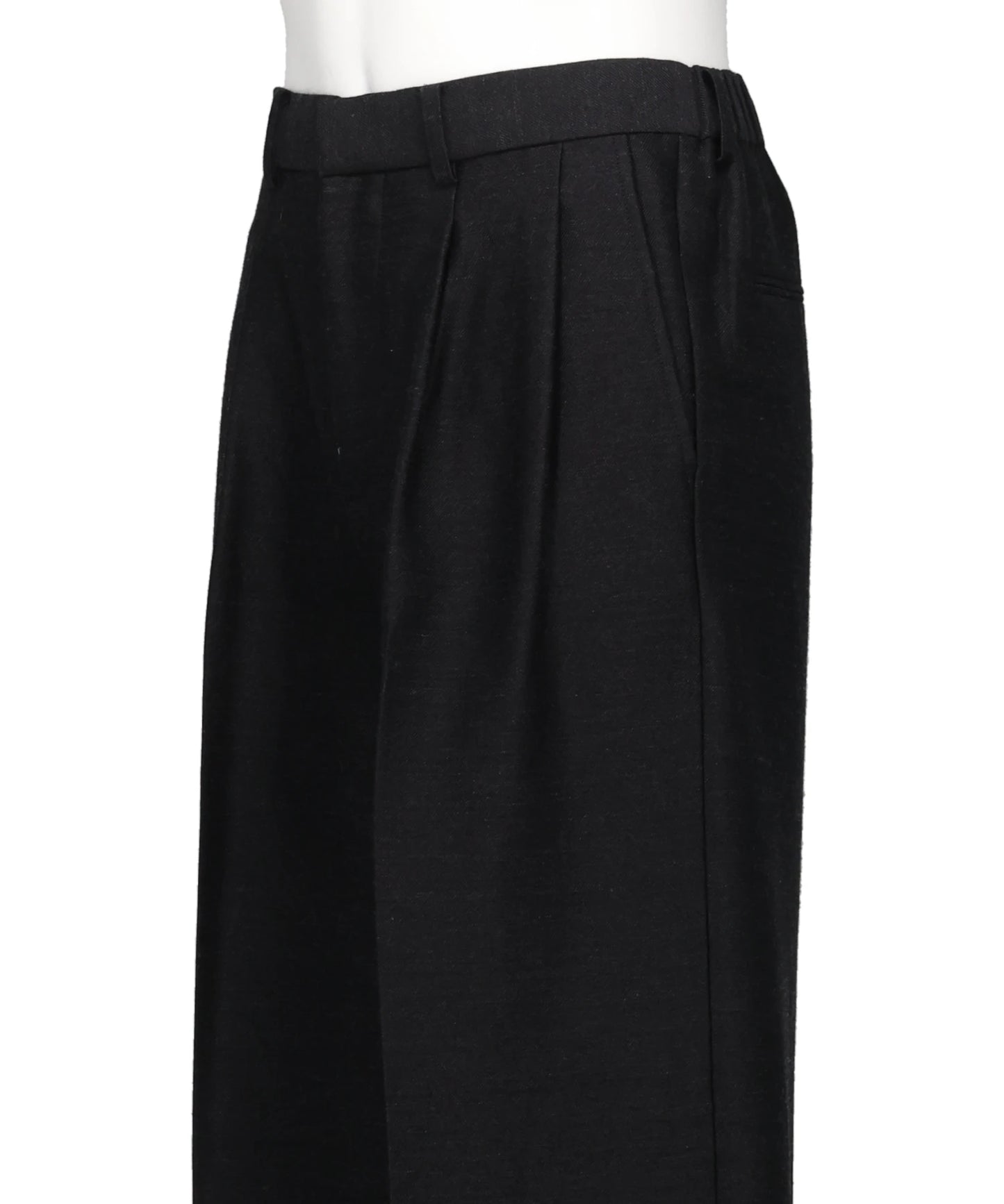 TWO-TUCK WIDE TROUSERS