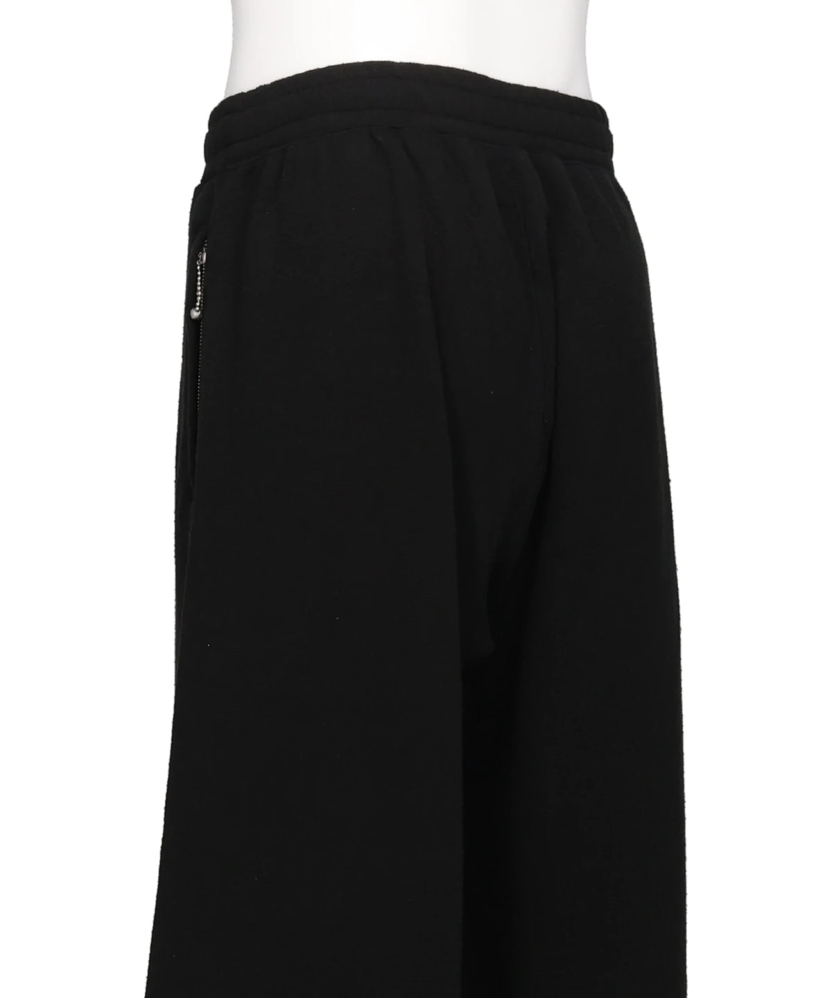 SILK-COTTON WIDE SWEATER PANTS