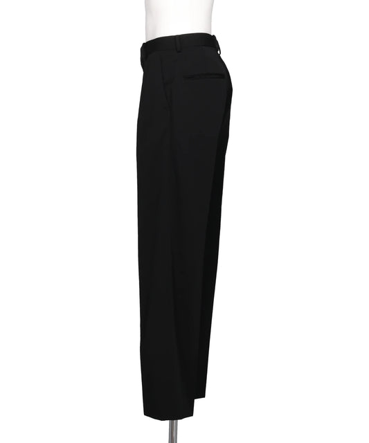 TWILL TAILORED STRAIGHT TROUSERS