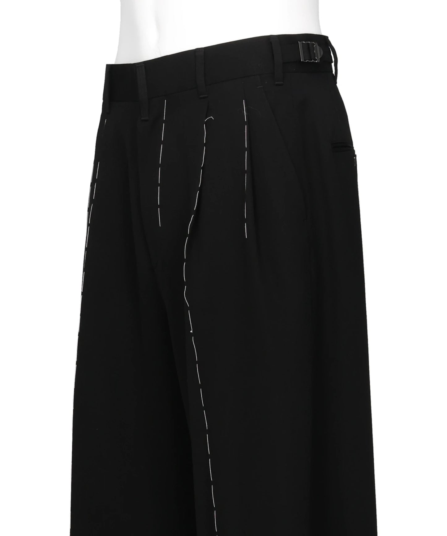 ”HAND STICH”DRESS WIDE SLACKS