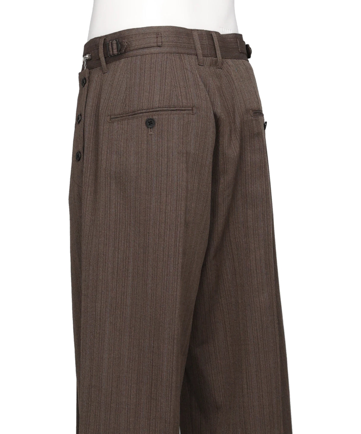 "BILLY" STRIPE SAILOR SUPER WIDE SLACKS