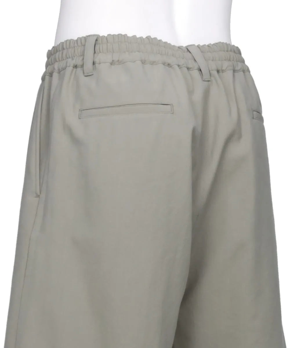 WOOL TROPICAL WIDE-LEG EASY SHORTS