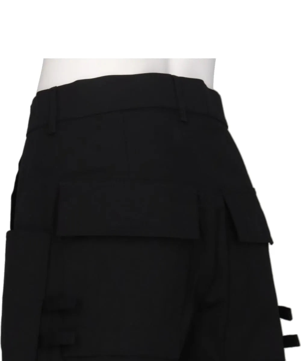 STEFAN CARGO SHORTS - BLACK