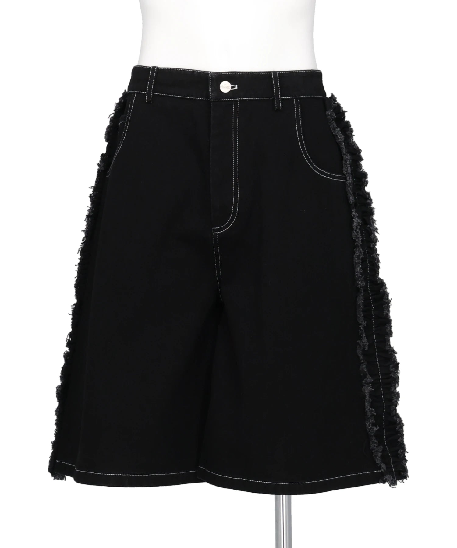 DENIM RUFFLE SHORTS – MIDWEST ONLINE STORE