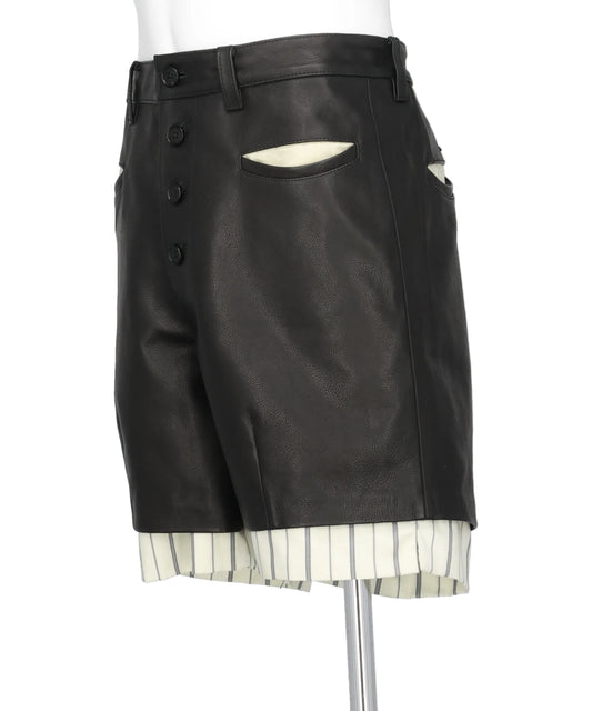 LEATHER SHORTS