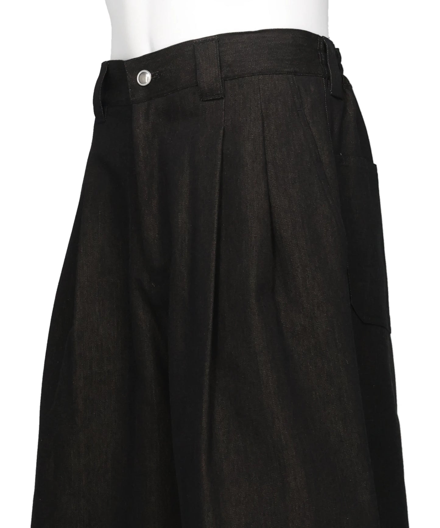 DENIM EASY HALF PANTS