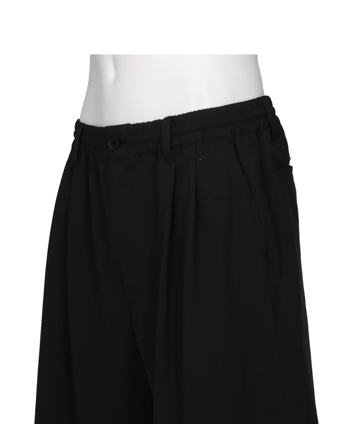WOOL WASHER TROPICAL 2PLEATED EASY SHORTS