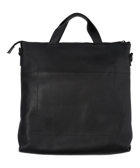 LEATHER SHOULDER BAG GRANDE POCHE KS