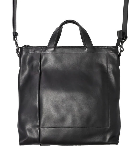 LEATHER SHOULDER BAG “GRANDE POCHE” KS