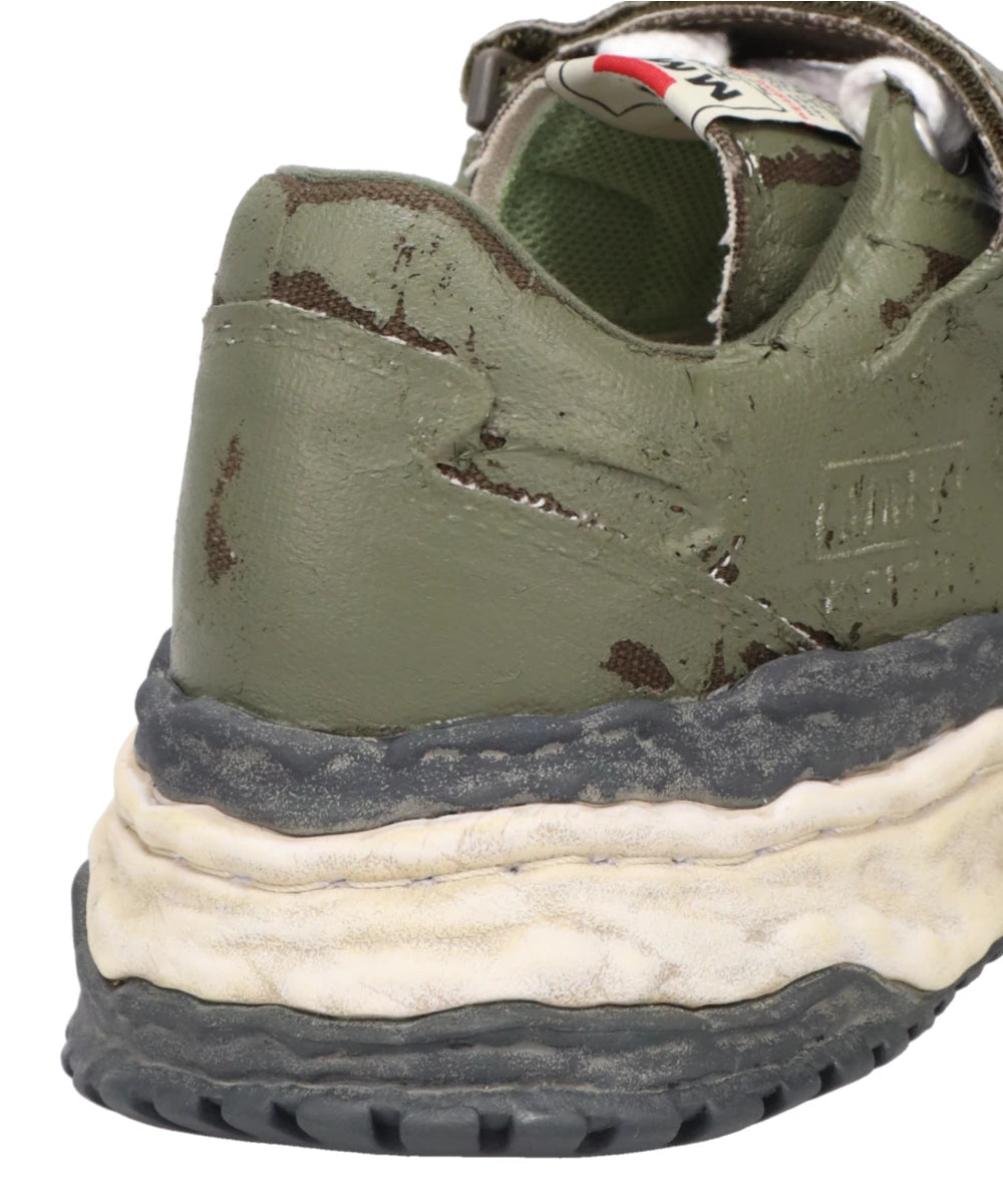 KEITH/ORIGINAL SOLE TORN FILM ATTACHEDCANVAS LOW-TOP SNEAKER